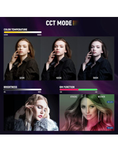 Varita de Luz LED NEEWER RGB1 Oro Rosa, 3200K-5600K, 6400mAh 2