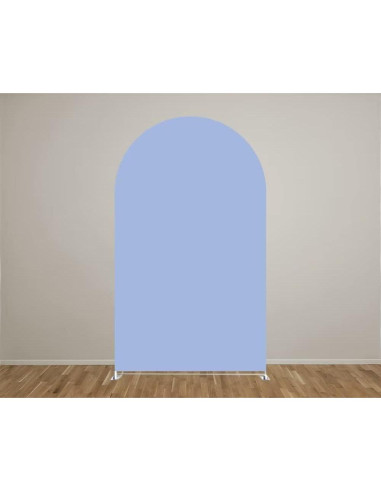 Cubierta de Fondo Arqueada Azul Claro Elástica 182.88x91.44 cm