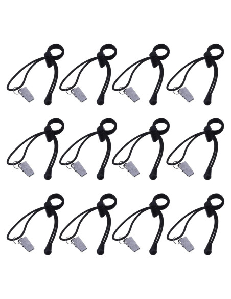 Soporte de Clips para Fondo de Estudio Mudder, 12 Piezas, Negro