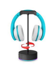 Soporte Rotatorio para Auriculares X-Float con Luces LED Negro