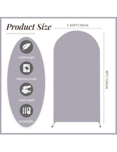 Cubierta de fondo de arco M. Conducted 1.22m gris 26 piezas 2