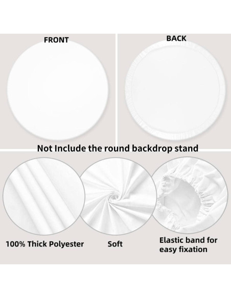 Cubierta de fondo redonda 2.3m madera marrón LFEEY