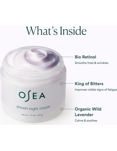 Crema Nocturna Hidratante Antienvejecimiento OSEA 230g