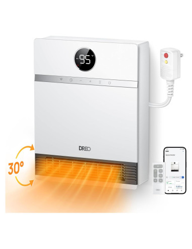 Calentador de Pared Dreo DR-HSH017 Eléctrico 1500W IP24