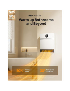 Calentador de Pared Dreo DR-HSH017 Eléctrico 1500W IP24 2