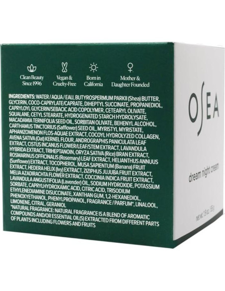 Crema Nocturna Hidratante Antienvejecimiento OSEA 230g