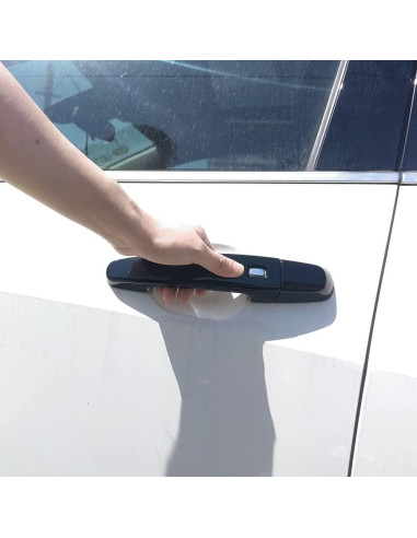 Cubierta de Manija de Puerta AOKIO Negra Brillante para Chevy