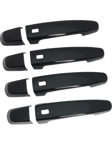 Cubierta de Manija de Puerta AOKIO Negra Brillante para Chevy