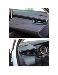 Accesorios Toyota Corolla 2020-2025 ABS Fibra Carbono 3PCS 2