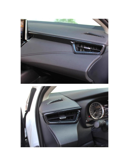 Accesorios Toyota Corolla 2020-2025 ABS Fibra Carbono 3PCS