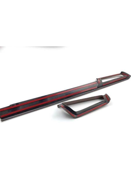 Accesorios Toyota Corolla 2020-2025 ABS Fibra Carbono 3PCS