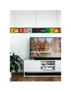 Borde de Papel Tapiz Despegable RoomMates Minecraft 457.2x15.2cm 2