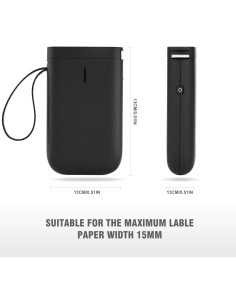 Etiquetadora NIIMBOT D11 Recargable Negra 10.16 cm 2