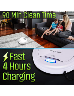 Aspiradora Robot SereneLife - Batería Litio 90 Min - Anticaída 2