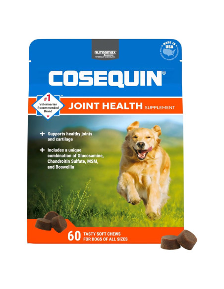 Suplemento Articular Nutramax Cosequin DS Plus MSM 60 masticables
