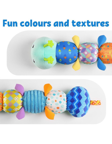 Juguete Musical Oruga LIGHTDESIRE para Bebés 0-12 Meses Azul