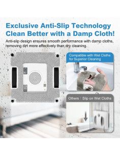 Robot de Limpieza de Ventanas RioBuds RS7 Plus - Succión 4300PA 2