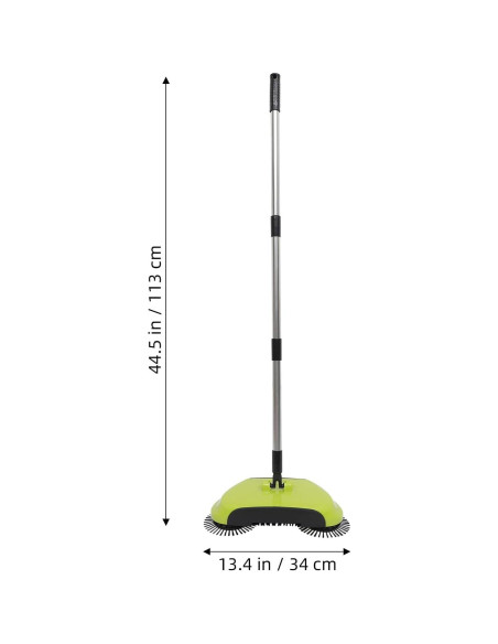 Barredora Manual 3 en 1 Veemoon Verde para Pisos Duros