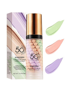 Primer Corrector de Color 3 en 1 Minfei con SPF 50