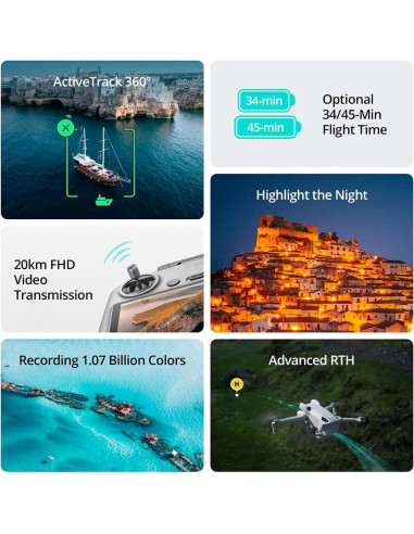 Dron DJI Mini 4 Pro con Control Remoto DJI RC 2