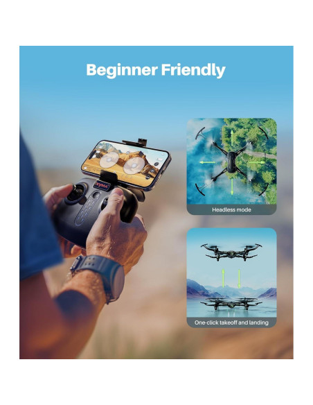 Drone SYMA X710W FPV HD 1080P con cámara y 24 min vuelo