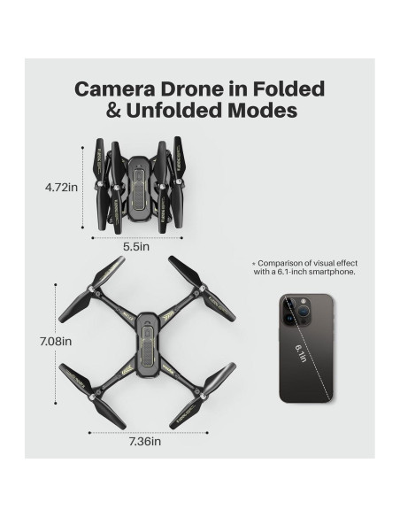 Drone SYMA X710W FPV HD 1080P con cámara y 24 min vuelo