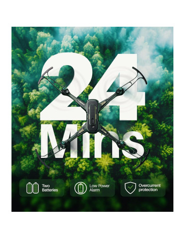 Drone SYMA X710W FPV HD 1080P con cámara y 24 min vuelo