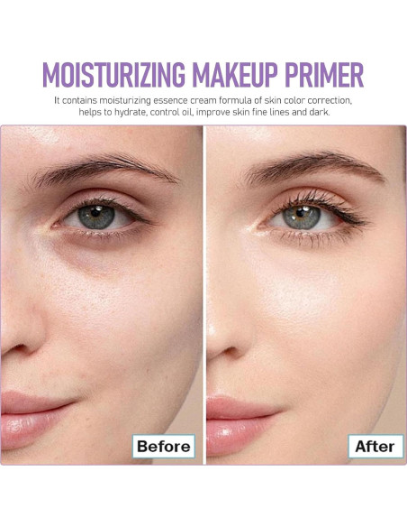 Primer Corrector de Color 3 en 1 Minfei con SPF 50