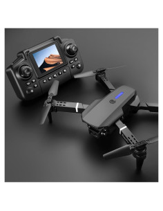 Drone ikaufen E88 con cámara dual 4K HD y control remoto
