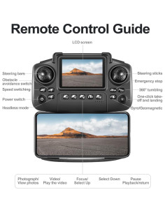 Drone ikaufen E88 con cámara dual 4K HD y control remoto 2