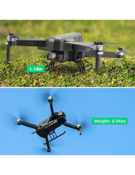 Patas de Aterrizaje HeiyRC para Dron Ruko F11 Pro/GIM2 - Elevadas