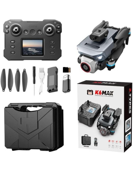 Dron K6 Max Genérico con Doble Cámara y Flotación Óptica