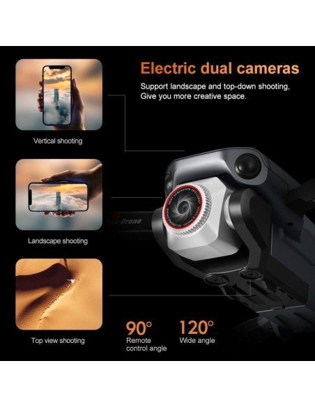 Dron K6 Max Genérico con Doble Cámara y Flotación Óptica