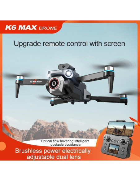Dron K6 Max Genérico con Doble Cámara y Flotación Óptica