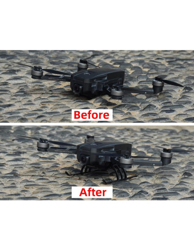 Patas de Aterrizaje Plegables HeiyRC para Drone Holy Stone HS720E