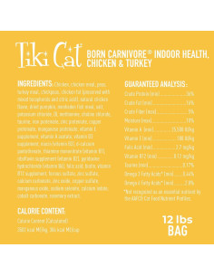 Comida Seca para Gatos Tiki Cat 5.44 kg Pollo y Pavo 2