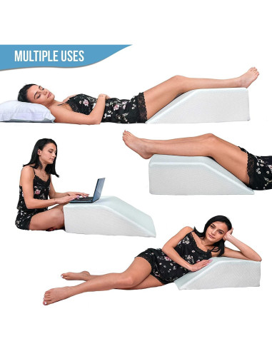 Almohada Elevadora de Piernas Abco Tech con Gel Refrigerante