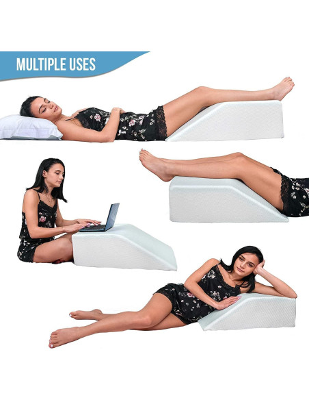 Almohada Elevadora de Piernas Abco Tech con Gel Refrigerante
