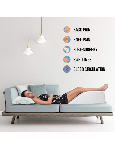 Almohada Elevadora de Piernas Abco Tech con Gel Refrigerante