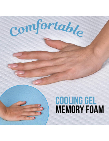 Almohada Elevadora de Piernas Abco Tech con Gel Refrigerante