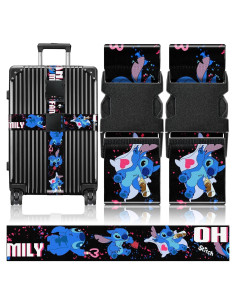 Correas de Equipaje Akkya Ajustables 2 Piezas Nylon Caricatura