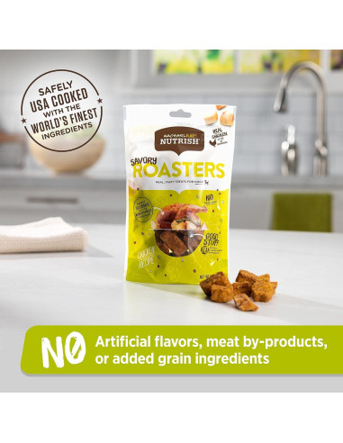 Golosinas para Perro Rachael Ray Nutrish Pollo Asado 5x5oz