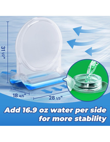 Juego de Agua Inflable iPlay, iLearn Dardos para Piscina Verde