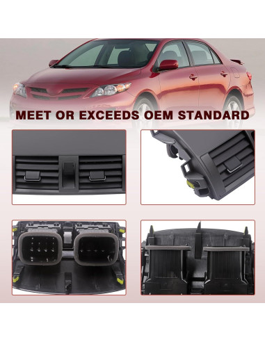 Panel de Salida de Aire A/C Toyota Corolla 2008-2013 ZONFANT