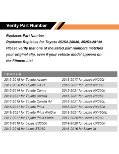 Kit de Eje de Motor de Dirección Asistida Eléctrica Yongtao para Toyota y Lexus 2