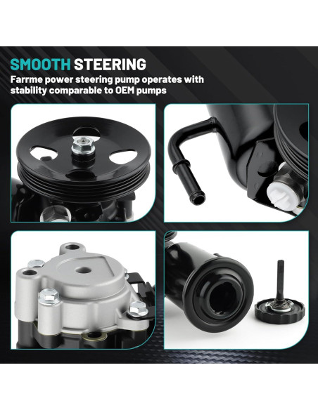 Bomba de dirección asistida Farrme 21-5229 con polea 1995-2004