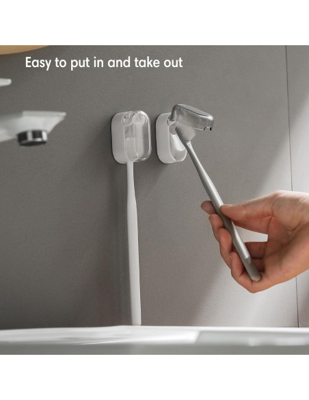 Cubiertas de Cabeza de Cepillo de Dientes Baluca 3 Pcs Gris