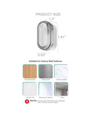 Cubiertas de Cabeza de Cepillo de Dientes Baluca 3 Pcs Gris