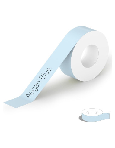 Cinta Etiquetadora 14mm x 4.2m PeriPage Azul Autoadhesiva