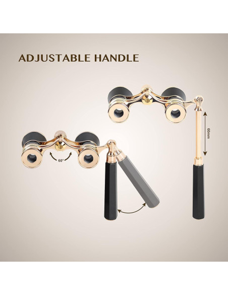 Binoculares de Ópera Yourelexit 3X25 Compactos Plegables